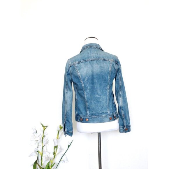 NEW! J. Crew Jean Denim Jean Jacket Blue SZ XXS - Picture 9 of 12